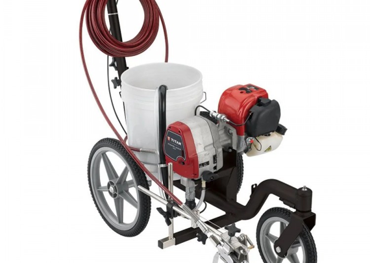 parking lot striping machine